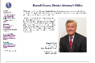 Website for Russell County District Attorney's Office