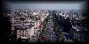 A view down the famous av. des Champs Elysees from the top of the Arc